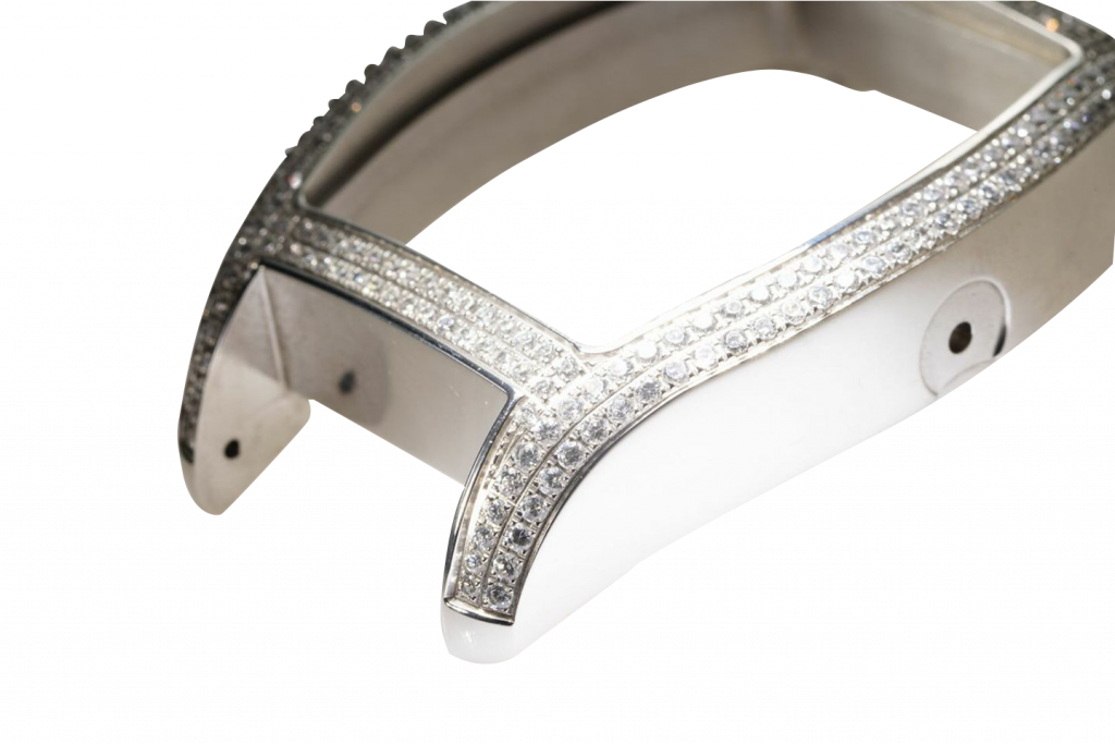 316L Stainless Steel Cases with VS1 Diamonds