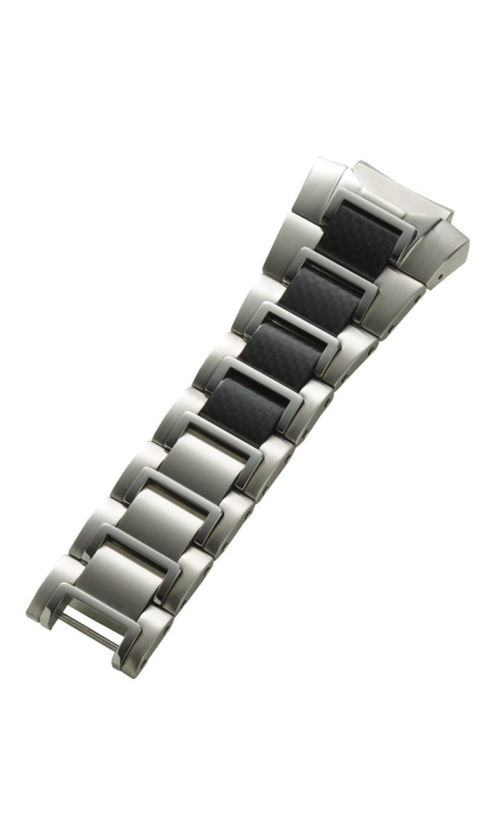 Stainless Steel Band with Carbon Fiber Links